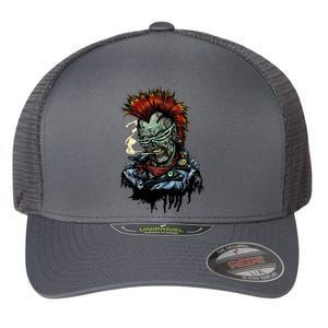 Punk Zombie Flexfit Unipanel Trucker Cap