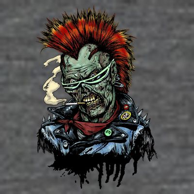 Punk Zombie T-Shirt