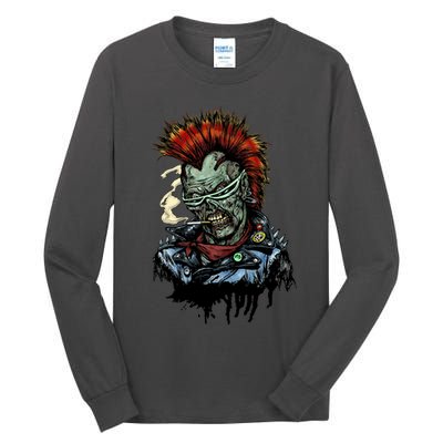 Punk Zombie Tall Long Sleeve T-Shirt