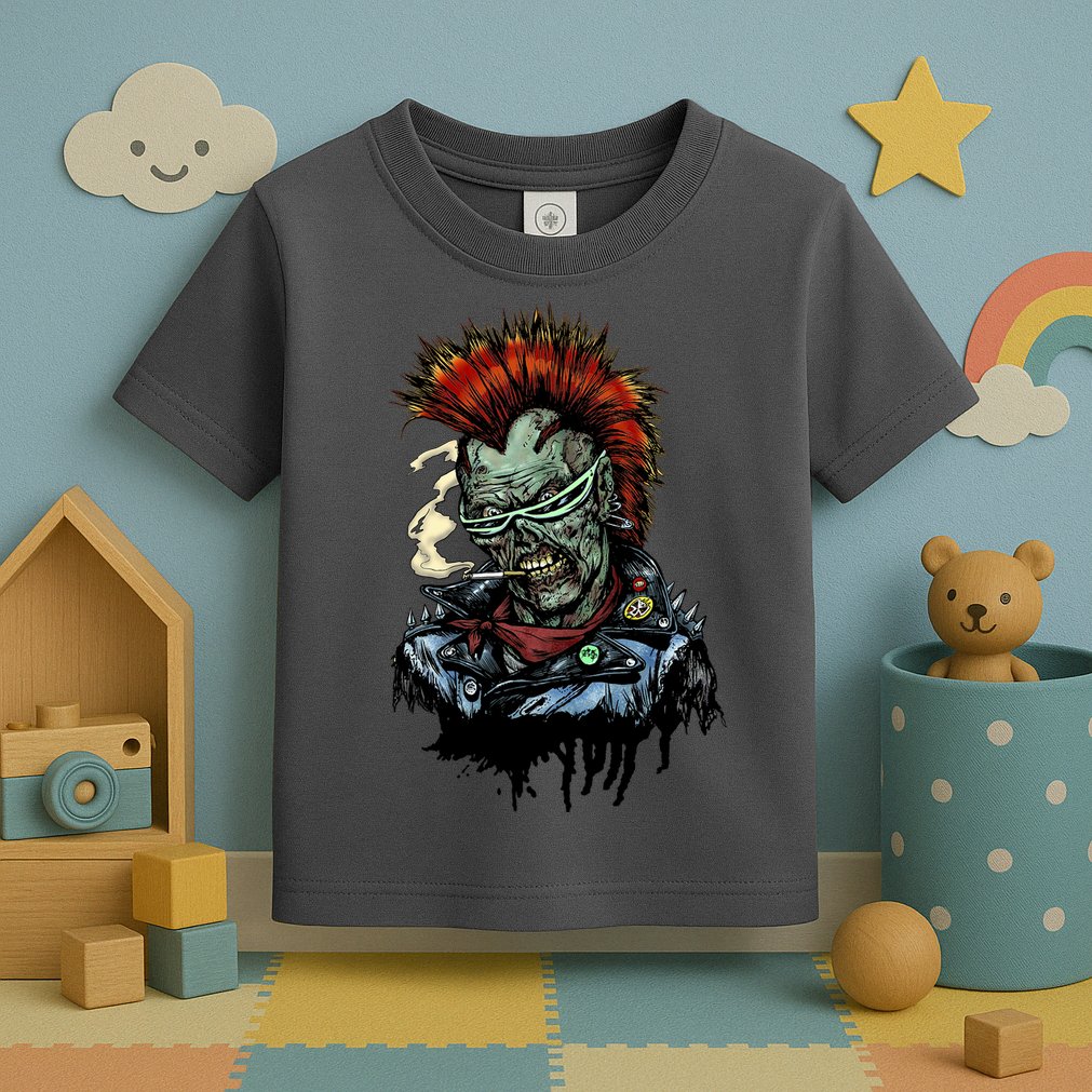Punk Zombie Toddler T-Shirt