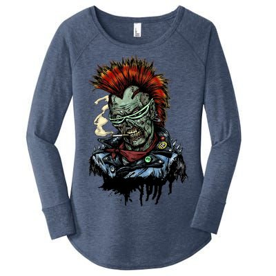 Punk Zombie Women's Perfect Tri Tunic Long Sleeve Shirt