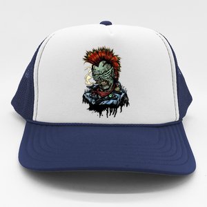 Punk Zombie Trucker Hat