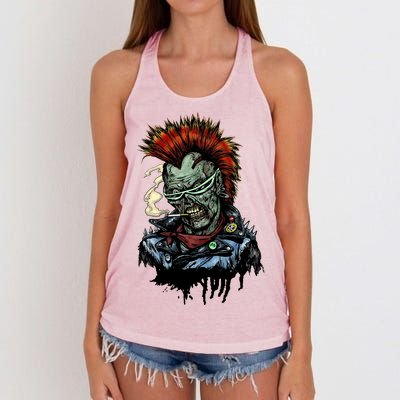 Punk Zombie Women's Knotted Racerback Tank