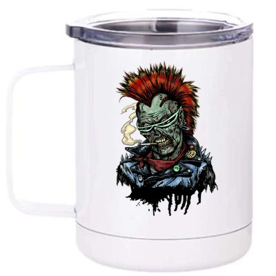 Punk Zombie 12 oz Stainless Steel Tumbler Cup