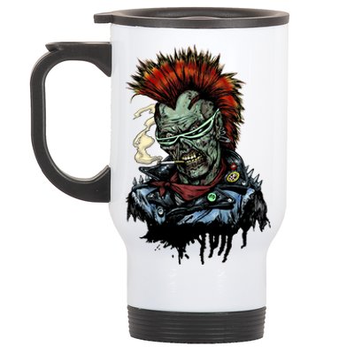 Punk Zombie Stainless Steel Travel Mug