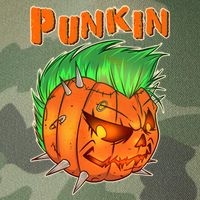PUNKIN With Mohawk Funny Scary Halloween Legacy Tie Dye Trucker Hat