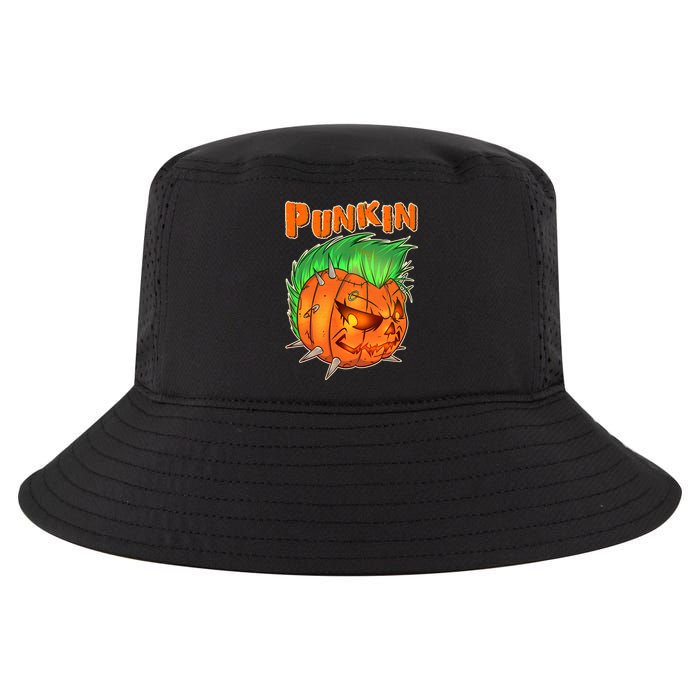 PUNKIN With Mohawk Funny Scary Halloween Cool Comfort Performance Bucket Hat