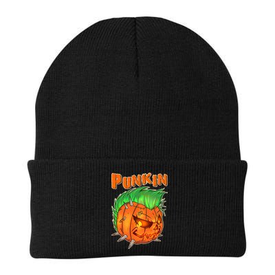 PUNKIN With Mohawk Funny Scary Halloween Beanie