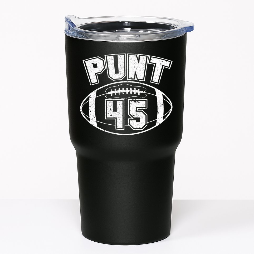Punt 45 Anti Trump Football Tumbler