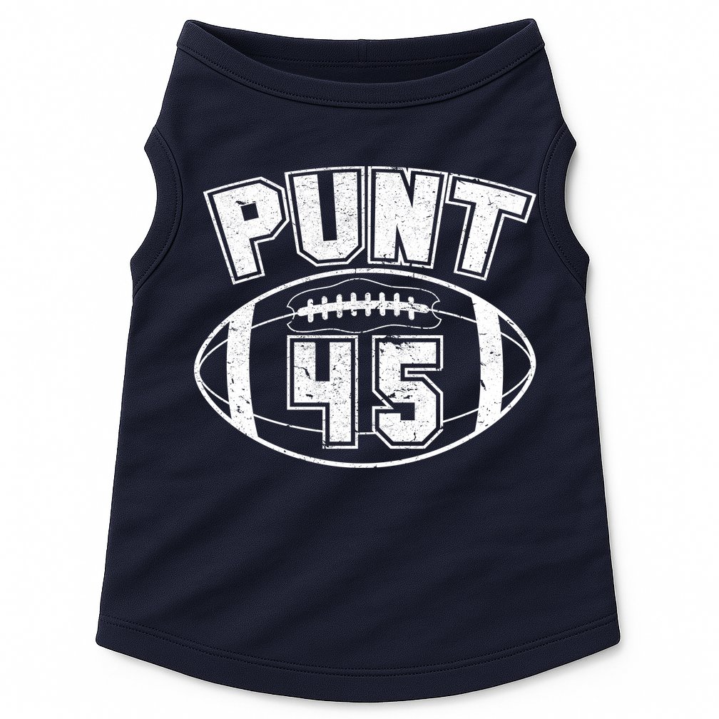 Punt 45 Anti Trump Football Doggie Tank