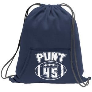 Punt 45 Anti Trump Football Sweatshirt Cinch Pack Bag