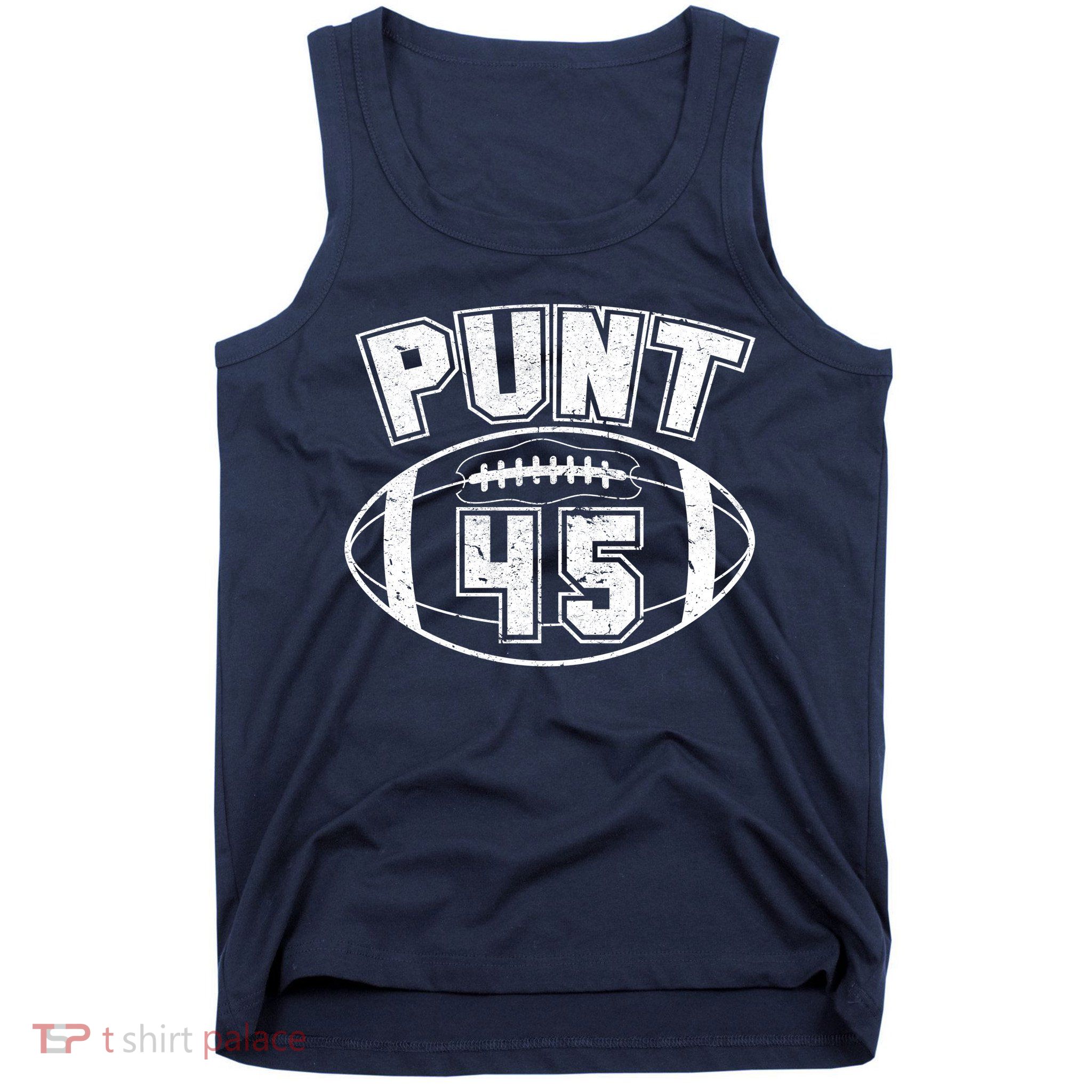 Punt 45 Anti Trump Football Tank Top