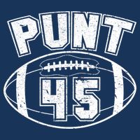 Punt 45 Anti Trump Football Womens T-Shirt