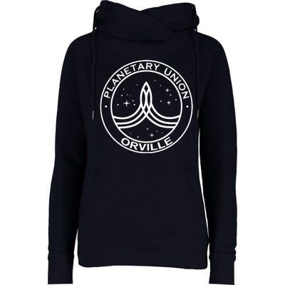 Planetary Union Orville Funny Womens Funnel Neck Pullover Hood