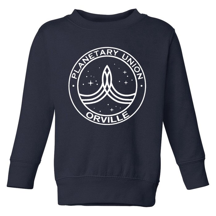 Planetary Union Orville Funny Toddler Sweatshirt