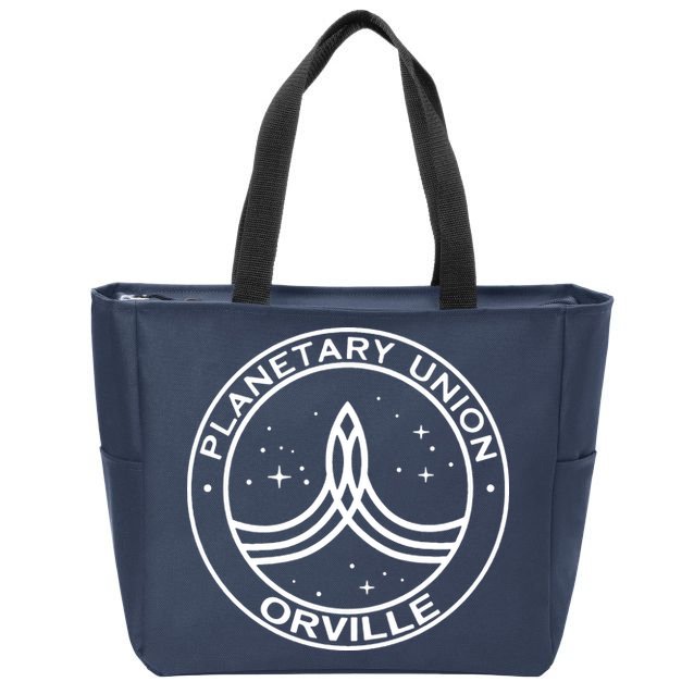 Planetary Union Orville Funny Zip Tote Bag