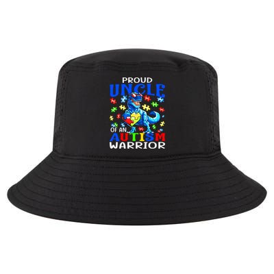 Proud Uncle Of An Autism Warrior Dinosaur Gift Cool Comfort Performance Bucket Hat