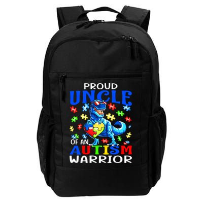 Proud Uncle Of An Autism Warrior Dinosaur Gift Backpack