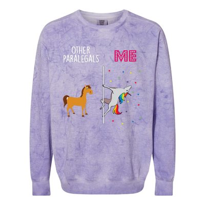 Paralegal Unicorn Others You Colorblast Crewneck Sweatshirt