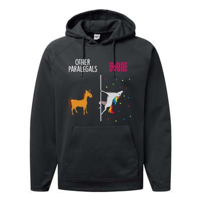 Paralegal Unicorn Others You Performance Fleece Hoodie