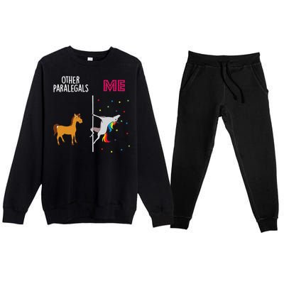 Paralegal Unicorn Others You Premium Crewneck Sweatsuit Set