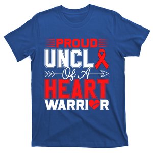 Proud Uncle Of A Heart Warrior Heart Disease Awareness Month Cute Gift T-Shirt