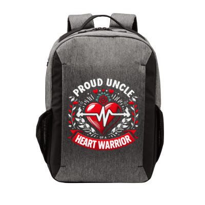 Proud Uncle Of Heart Warrior Chd Awareness Congenital Defect Vector Backpack