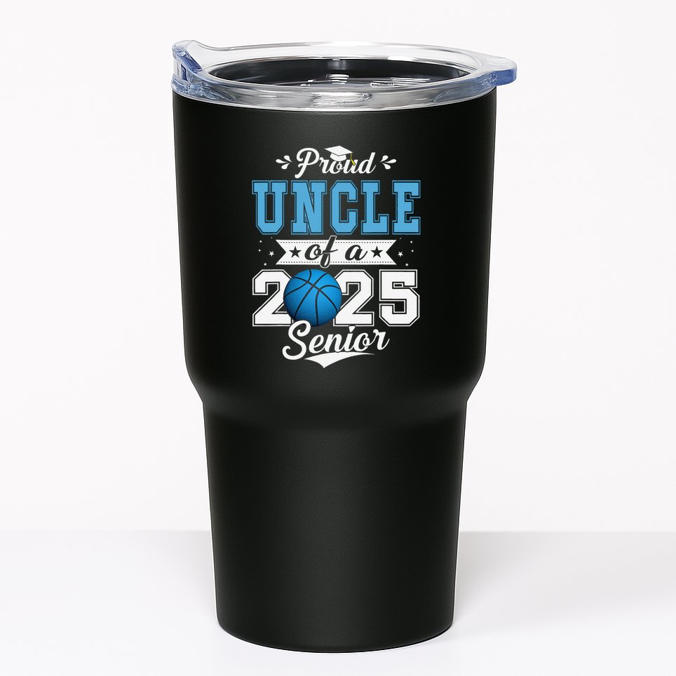 Proud Uncle Of A 2025 Senior Graduate Basketball Tumbler