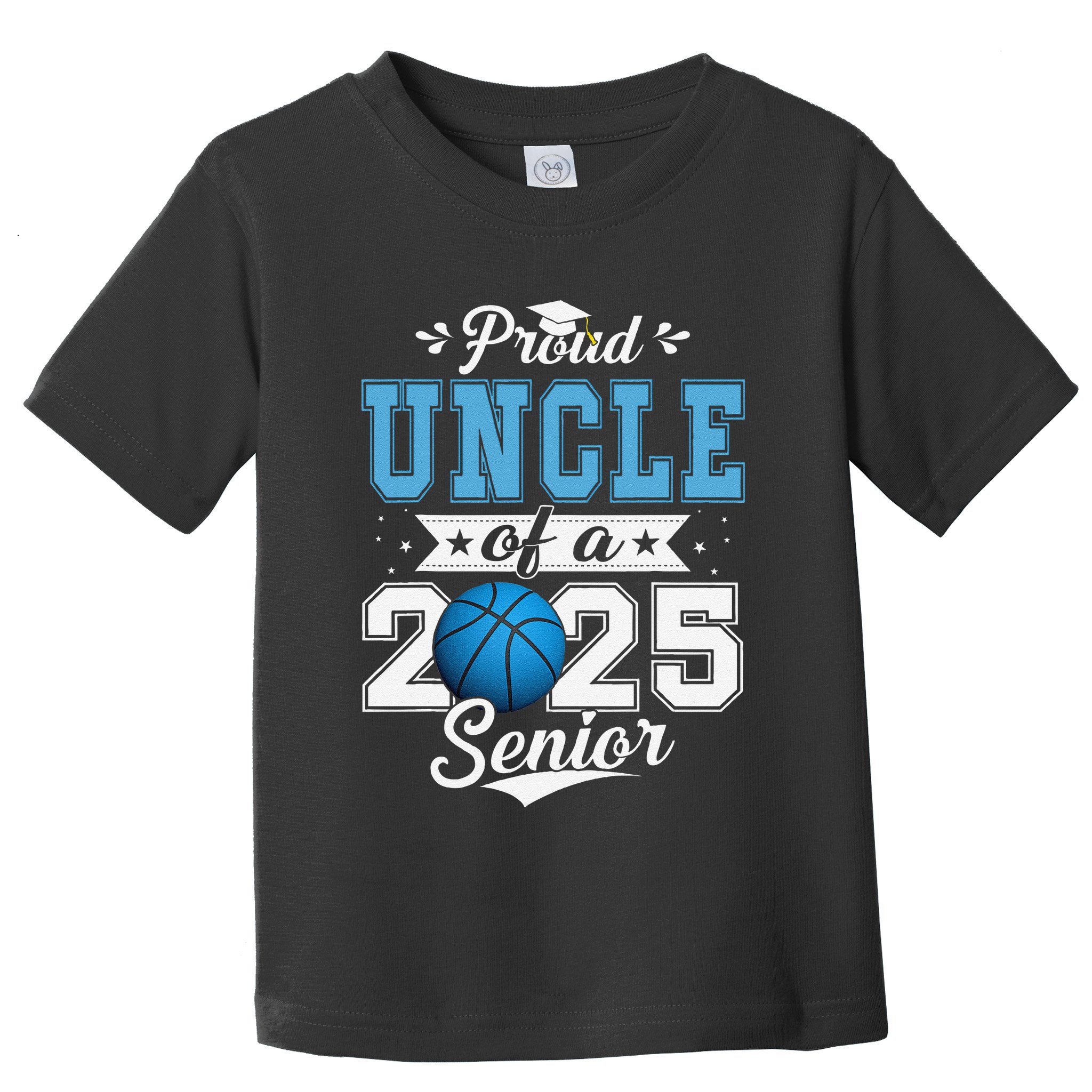Proud Uncle Of A 2025 Senior Graduate Basketball Toddler T-Shirt
