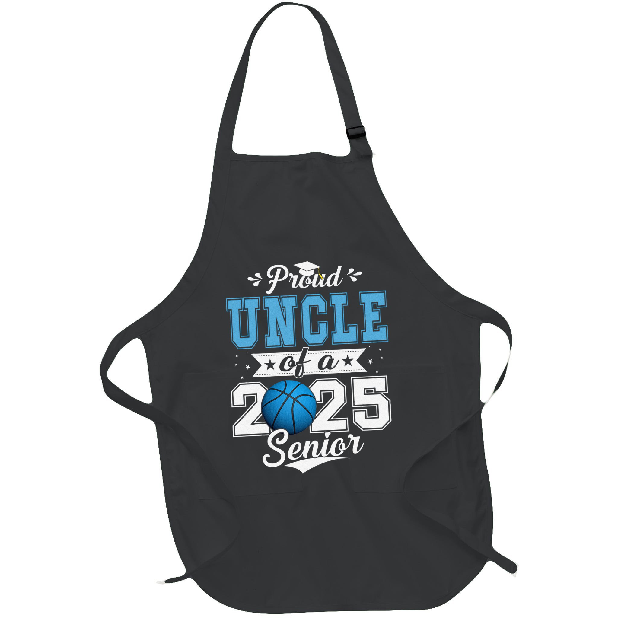 Proud Uncle Of A 2025 Senior Graduate Basketball Gift Apron