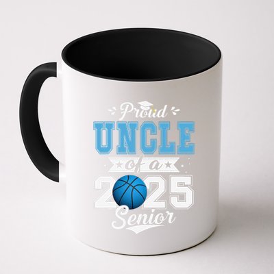 Proud Uncle Of A 2025 Senior Graduate Basketball Gift Mug