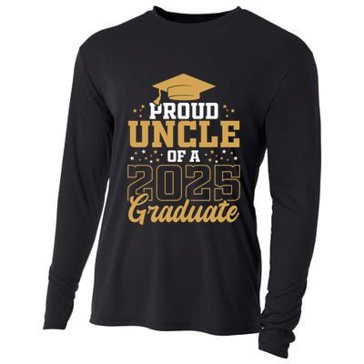 Proud Uncle Of A Class 2025 Graduate Funny Uncle Senior 2025 Gift Cooling Performance Long Sleeve Crew