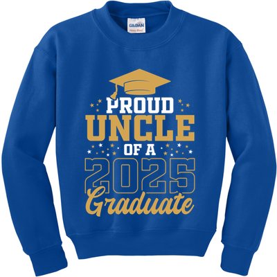 Proud Uncle Of A Class 2025 Graduate Funny Uncle Senior 2025 Gift Kids Sweatshirt