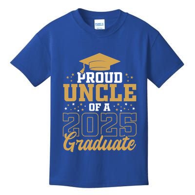 Proud Uncle Of A Class 2025 Graduate Funny Uncle Senior 2025 Gift Kids T-Shirt