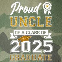 Proud Uncle Of A Class Of 2025 Graduate Legacy Tie Dye Trucker Hat