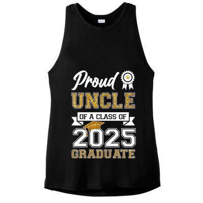 Proud Uncle Of A Class Of 2025 Graduate Ladies PosiCharge Tri-Blend Wicking Tank