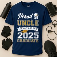 Proud Uncle Of A Class Of 2025 Graduate Cooling Performance Crew T-Shirt