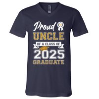 Proud Uncle Of A Class Of 2025 Graduate V-Neck T-Shirt