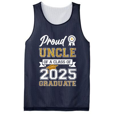 Proud Uncle Of A Class Of 2025 Graduate Mesh Reversible Basketball Jersey Tank