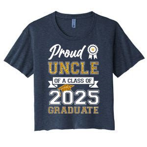 Proud Uncle Of A Class Of 2025 Graduate Women's Crop Top Tee