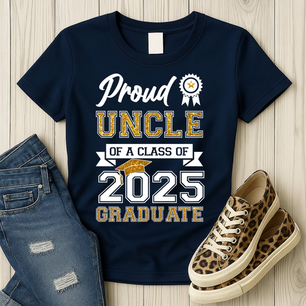 Proud Uncle Of A Class Of 2025 Graduate Womens T-Shirt