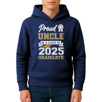 Proud Uncle Of A Class Of 2025 Graduate Kids Hoodie