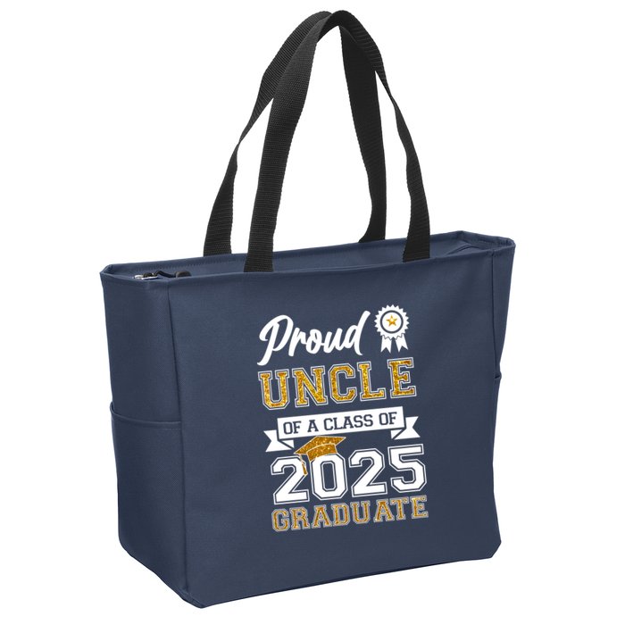 Proud Uncle Of A Class Of 2025 Graduate Zip Tote Bag