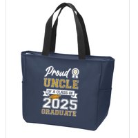 Proud Uncle Of A Class Of 2025 Graduate Zip Tote Bag