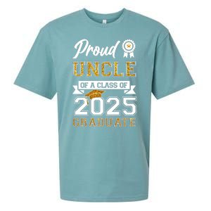 Proud Uncle Of A Class Of 2025 Graduate Sueded Cloud Jersey T-Shirt