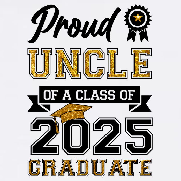 Proud Uncle Of A Class Of 2025 Graduate Garment-Dyed Sweatshirt