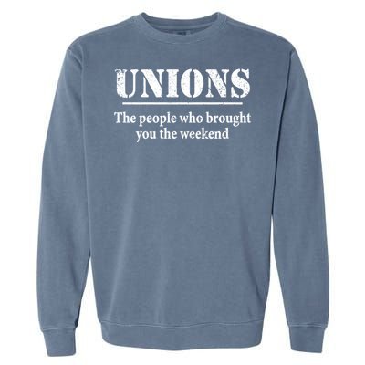 Pro Union Pride Funny Gift Garment-Dyed Sweatshirt