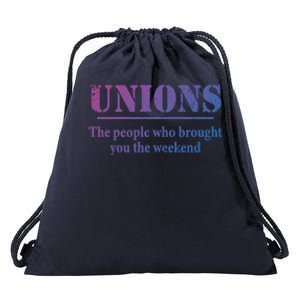 Pro Union Pride Funny Gift Drawstring Bag