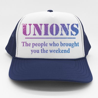 Pro Union Pride Funny Gift Trucker Hat