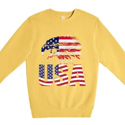 Patriotic USA Premium Crewneck Sweatshirt